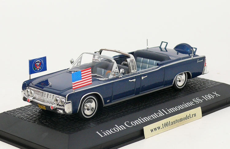 Lincoln Continental Limousine SS-100-X Производитель: AtlasМасштаб: 1:43Артикул: 2996601Материал: металл+пластик