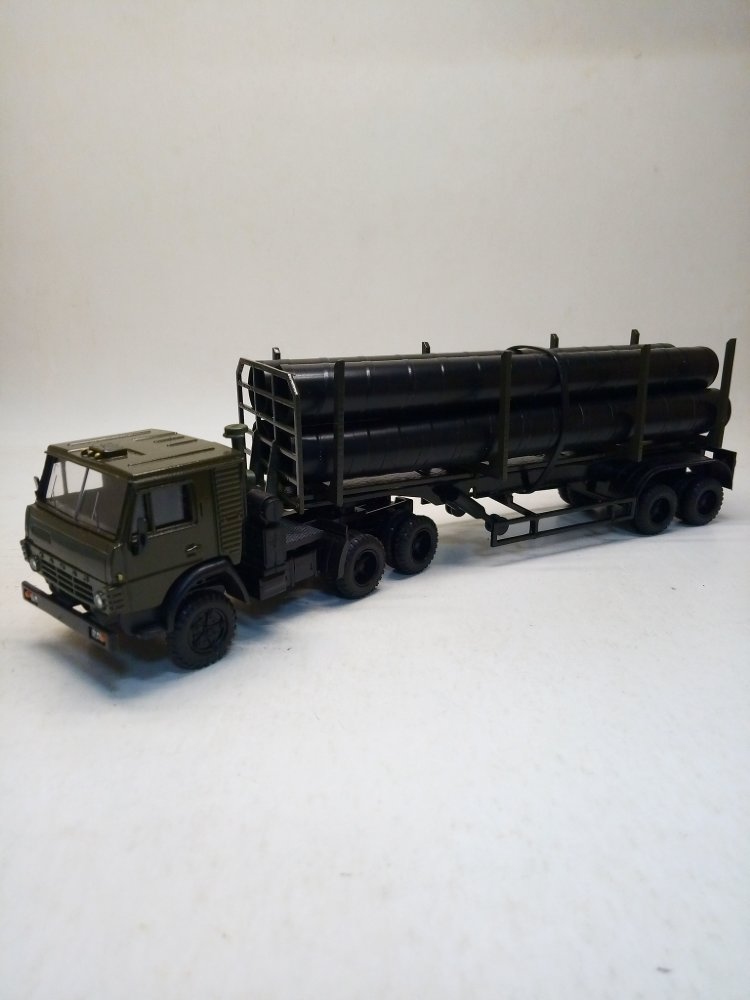 Камский грузовик-5410 трубовоз (с трубами) (конверсия,комиссия) convE5410-trub01