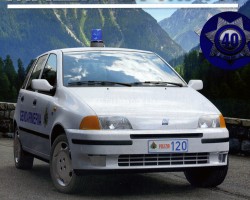 Fiat Punto SX - Полицейские Машины Мира - Жандармерия Сан-Марино - выпуск №40