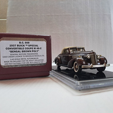 1937 Buick Special Convertible Coupe M46-C (комиссия) BC009(R)(k102)