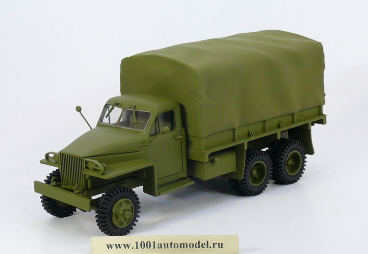 Studebaker US6 тент Производитель: САИС (Россия, Тула)Масштаб: 1:43Артикул: SA500Материал: "белый" металлКомментарии: ручная работа