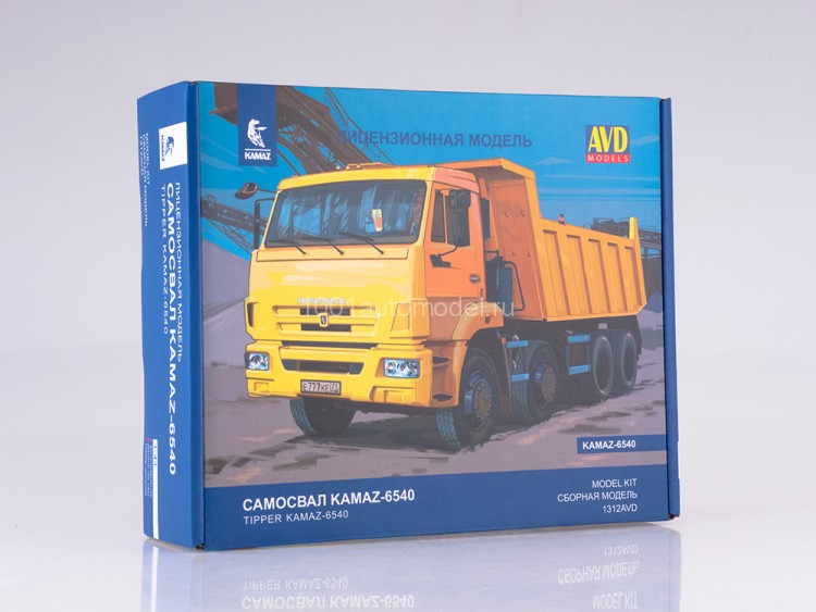 Сборная модель КАМАЗ-6540 8x4 самосвал (рестайлинг) 1312AVD