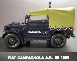 Fiat-1101 Campagnola A.R. 59 1959 - Полицейские Машины Мира -Полиция Италии- спецвыпуск №1 (без журнала,комиссия)