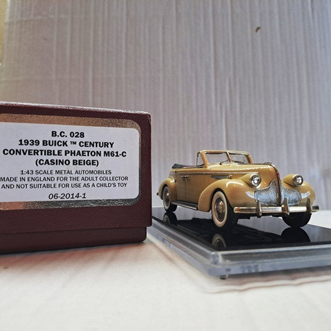 1939 Buick Century Convertible Phaeton M61-C (комиссия) BC028(R)(k102)