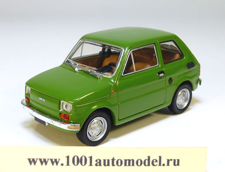 Fiat 126 Производитель: Starline Models
Артикул: IT26
Масштаб: 1:43
Материал: металл
упаковка - блистер