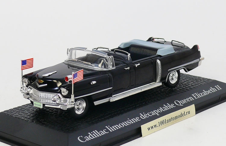 Cadillac Limousine Decapotable Queen Elizabeth II Производитель: AtlasМасштаб: 1:43Артикул: 2996606Материал: металл+пластик