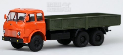 МАЗ-514 бортовой (оранжевый/зеленый) H298orange