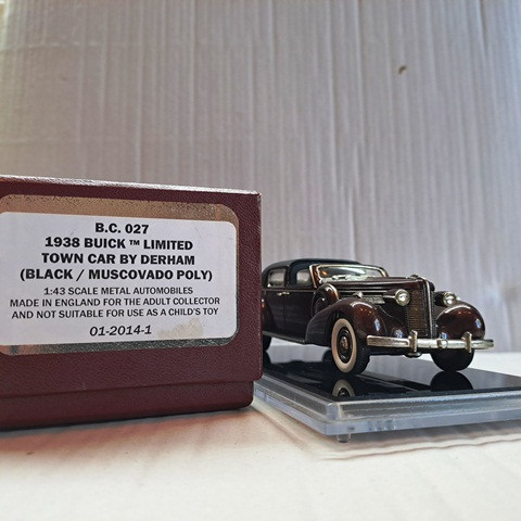 1938 Buick Limited Town Car by Derham (комиссия) BC027(R)(k102)