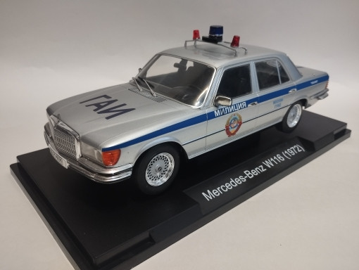 Mercedes-Benz 280 S W116 -ГАИ- Милиция г. Москва (1972) (конверсия,комиссия) MCG18181conv(k111)