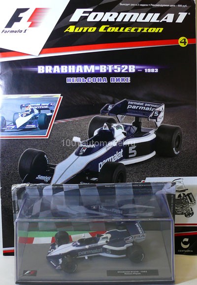 Brabham BT52B - 1983 Nelson Piquet -серия &quot;Formula 1 Auto Collection&quot; (вып.4) cent-04