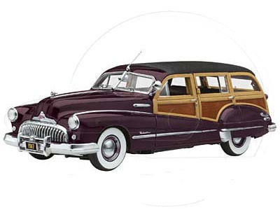 Buick Roadmaster Estate Wagon Royal Maroon 1947 