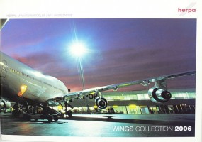 Каталог HERPA 2006 года Wings Collection