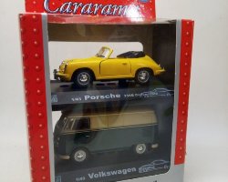 Porsche 356B Convertible + VW T1 Microbus (набор) (комиссия)