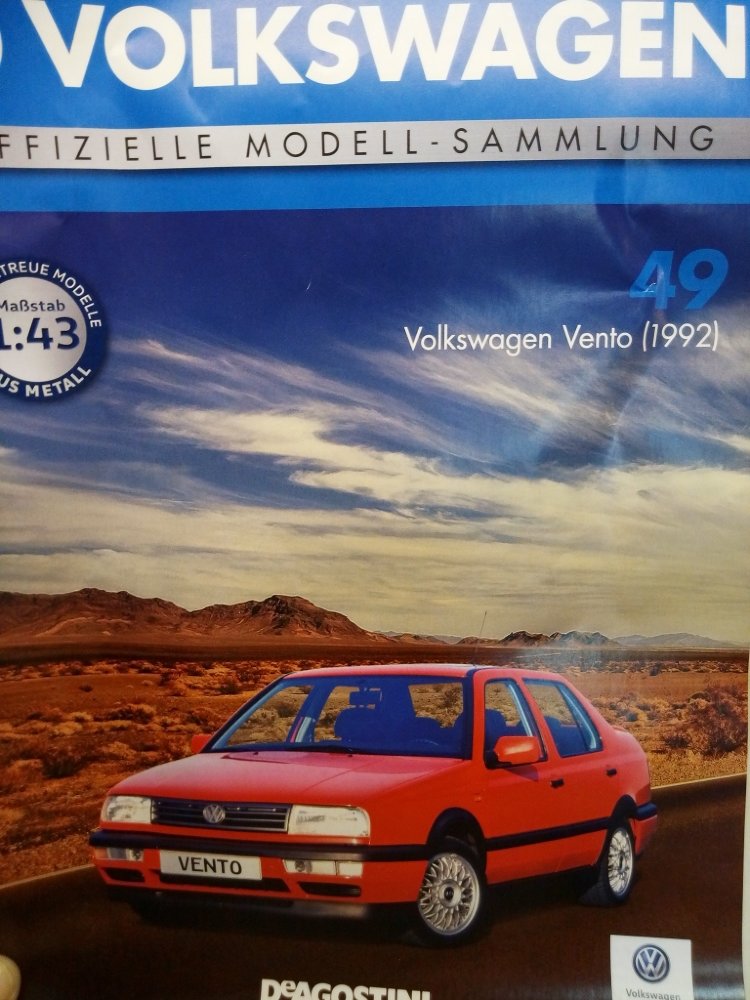 Volkswagen Vento (1992) - серия &quot;Volkswagen&quot; вып.49 (комиссия) VWdeag-49(k140)