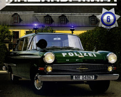 Opel Kapitan 1960 - Полицейские Машины Мира - Полиция Германии - выпуск №6 (комиссия)