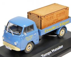 Tempo Matador Pritsche mit Transportkiste "Fracht u. Eilgut"