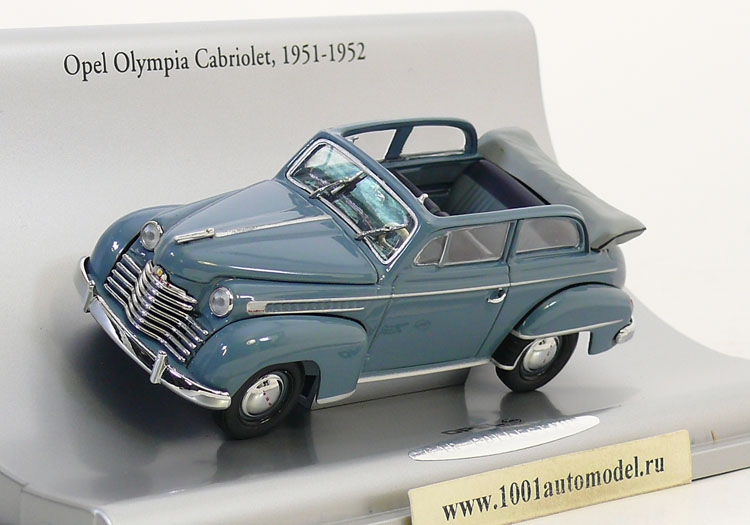 Opel Olympia Cabriolet 1951-1952 Производитель: Schuco

Масштаб: 1:43
  
Артикул: OTC04
  
Материал: металл
  
