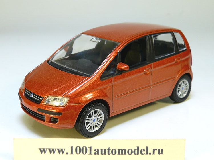 Fiat Idea Производитель: Norev
Артикул: IT52
Масштаб: 1:43
Материал: металл
упаковка - блистер