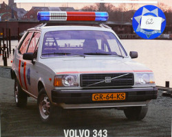 Volvo 343 - Полицейские Машины Мира - Полиция Нидерландов - выпуск №62 (комиссия)