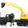 КрАЗ-255Б ЭО-4421 экскаватор - КрАЗ-255Б ЭО-4421 экскаватор