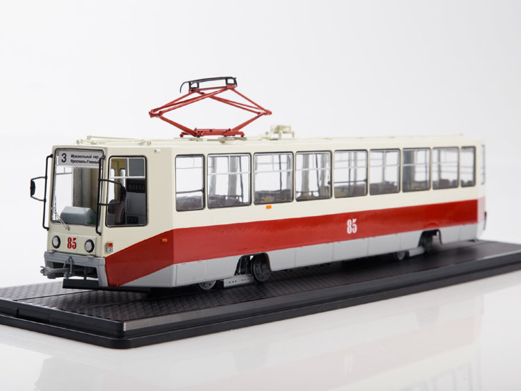 Трамвай КТМ-8 (красно-белый) SSM4060