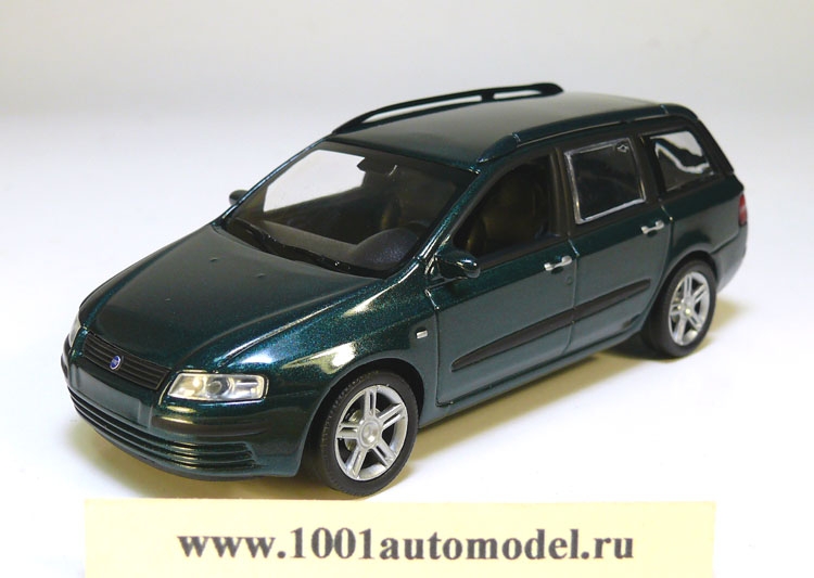 Fiat Stilo SW Производитель: 
Артикул: IT55
Масштаб: 1:43
Материал: металл
упаковка - блистер