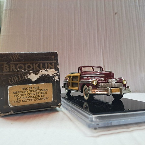 1946 Mercury Sportsman Woody Convertible + 1947 Wesley Slumbercoach Woody Trailer (комиссия) BRK69/65(R)(k102)
