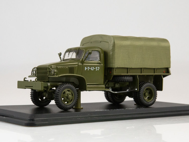 Chevrolet G7117 бортовой с тентом SSM1375