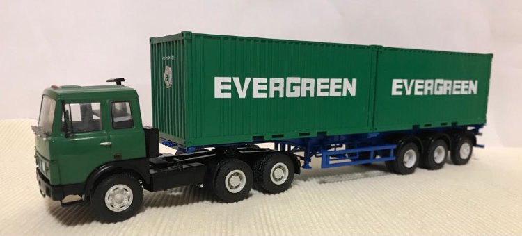 МАЗ-6422 с полуприцепом-контейнеровозом МАЗ-938920 -Evergreen- (конверсия,комиссия) 101593conv(k169)