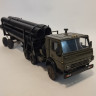 Камский грузовик-5410 с 2х-осным прицепом-роспуском (с трубами) (конверсия) - Камский грузовик-5410 с 2х-осным прицепом-роспуском (с трубами) (конверсия)