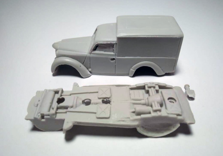 (KIT) Москвич-400/420 грузовой фургон (комиссия) KITmoskv-UM43(k145)