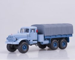КРАЗ-255Б1 бортовой с тентом 1967-1969 (голубой)