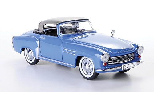CCC073.jpg Wartburg 313 Sport 1957 Производитель: IST для Cars&CoМасштаб: 1:43Артикул: CCC073Материал: металл