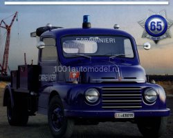 журнал Fiat 615 Carabinieri - Полицейские Машины Мира - Полиция Италии - выпуск №65 (без модели)