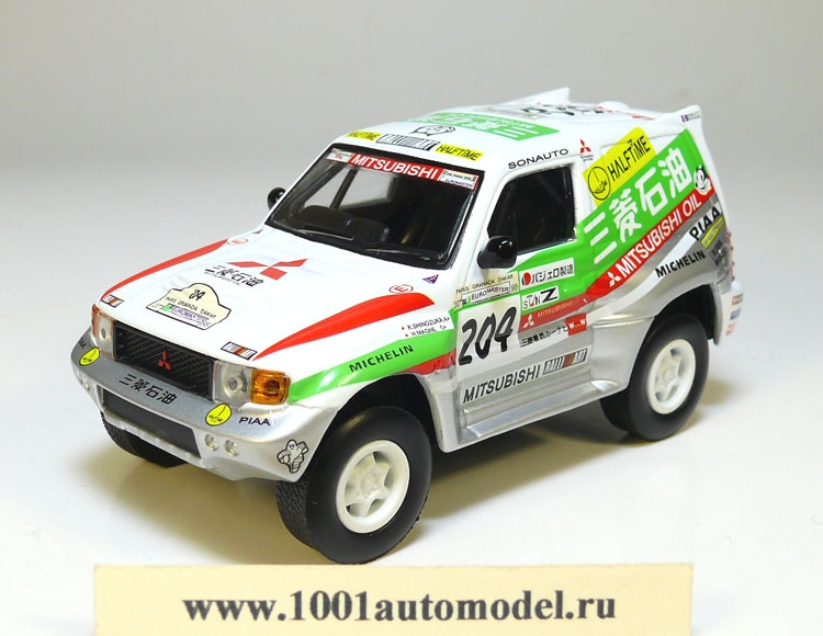 Mitsubishi Pajero Evolution Paris-Dakar 1998 Производитель: 
Артикул: 23RAC007
Масштаб: 1:43
Материал: металл
упаковка - блистер