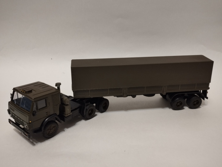 Камский грузовик-5410 с п/прицепом (тент) E5410pp-tent