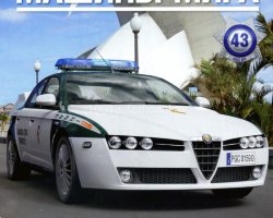 Alfa Romeo 159 - Полицейские Машины Мира - Национальная гвардия Испании - выпуск №43 (комиссия)