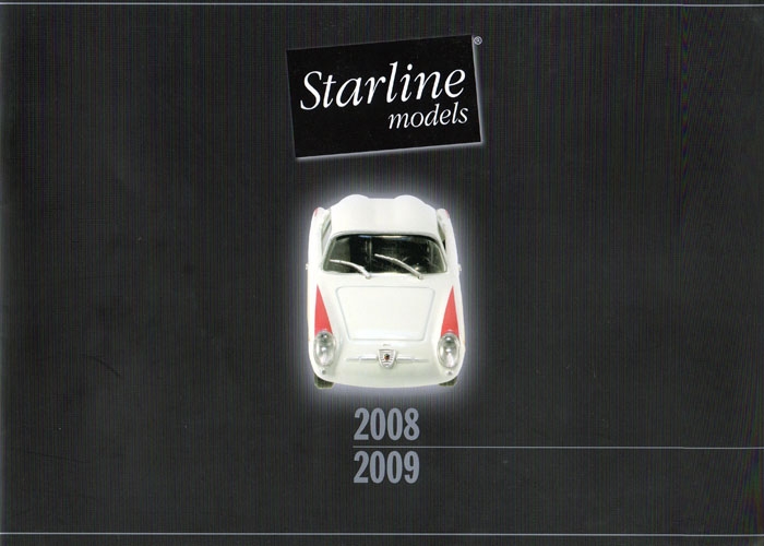 Каталог Starline Models 2008-2009 формат А4, 27 стр.