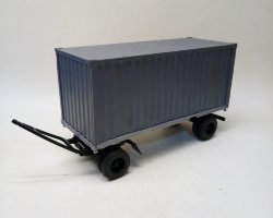 Прицеп-контейнер 2х-осный (серый)