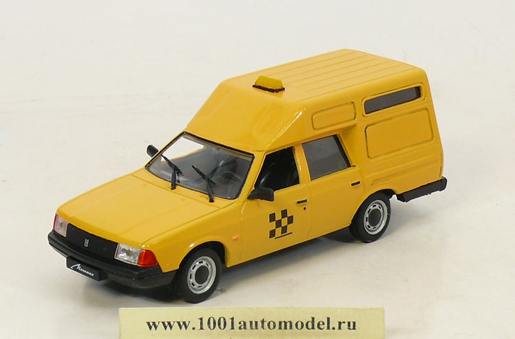 Москвич-2901 такси Производитель: Vector-models Масштаб: 1:43 Артикул: PZ-58.2 Материал: смола