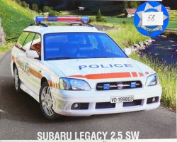 Subaru Legacy 2.5SW - Полицейские Машины Мира - Полиция Швейцарии - выпуск №58