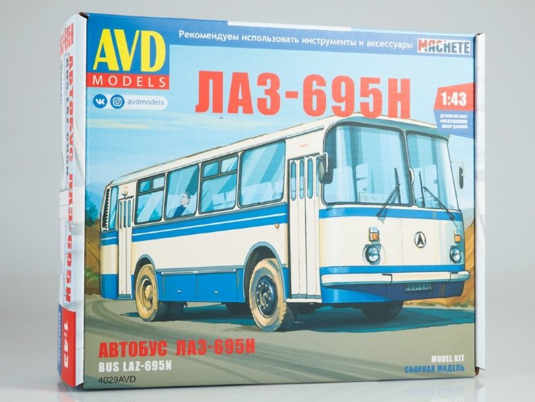 Сборная модель Автобус ЛАЗ-695Н 4029AVD