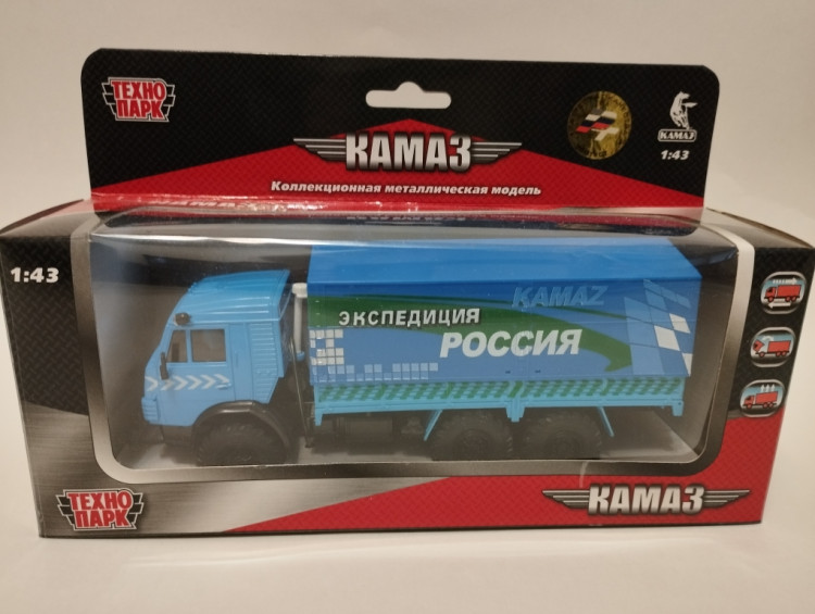 Камский грузовик-10 с тентом -Экспедиция Россия- (комиссия) TP-KAMAZ716430(k134)
