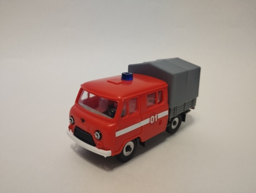 УАЗ-39094 &quot;Фермер&quot; пожарная (тент, белый бампер) TTP038-1