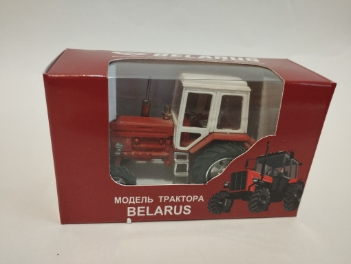 Трактор МТЗ-82 &quot;Беларусь&quot; (красно-белый-хром) TT075-2