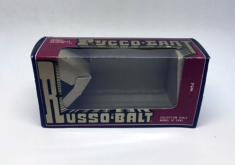 Картонная упаковка-блистер -Руссо-Балт- PAC12