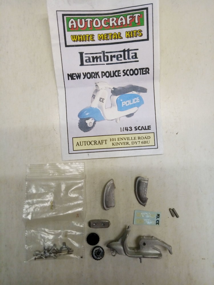 (KIT) Lambretta New York Police Scooter (комиссия) kitLAMB-NY(k137)