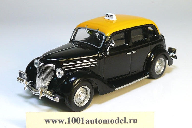 Ford V8 Taxi Montevideo 1950 Производитель: Atlas(IXO)
Артикул: TAX16
Масштаб: 1:43
Материал: металл
упаковка - блистер