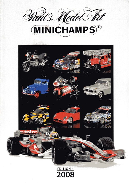 Каталог Minichamps коллекция 2008 года часть 1 формат А4, 219 стр.