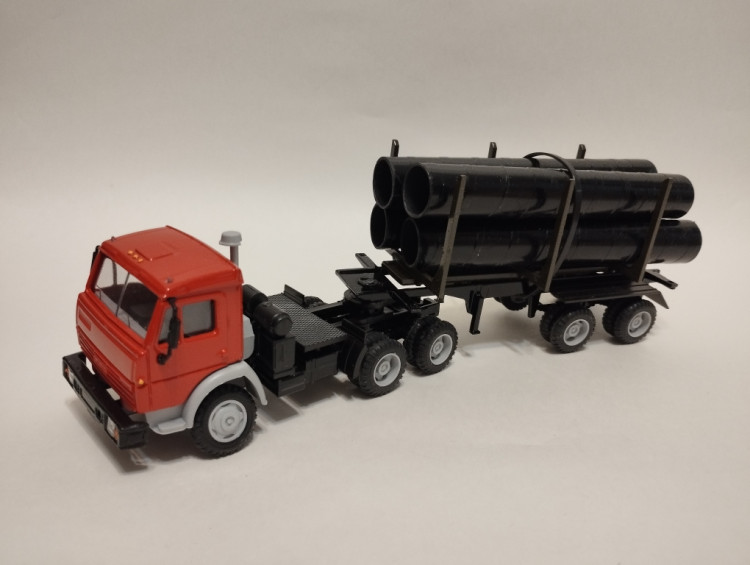 Камский грузовик-54101 трубовоз (с трубами) (конверсия,комиссия) convE54101-trub